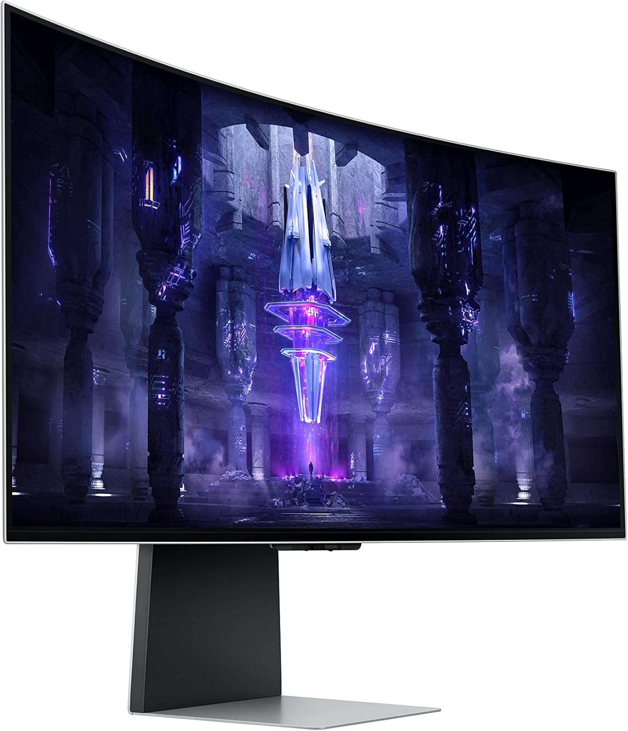 Samsung LS34DG850SUXDU Monitor 34" OLED 21:9 zakrivljen 3440x1440 175Hz 0,03ms GtG HDMI DP USB, Crna