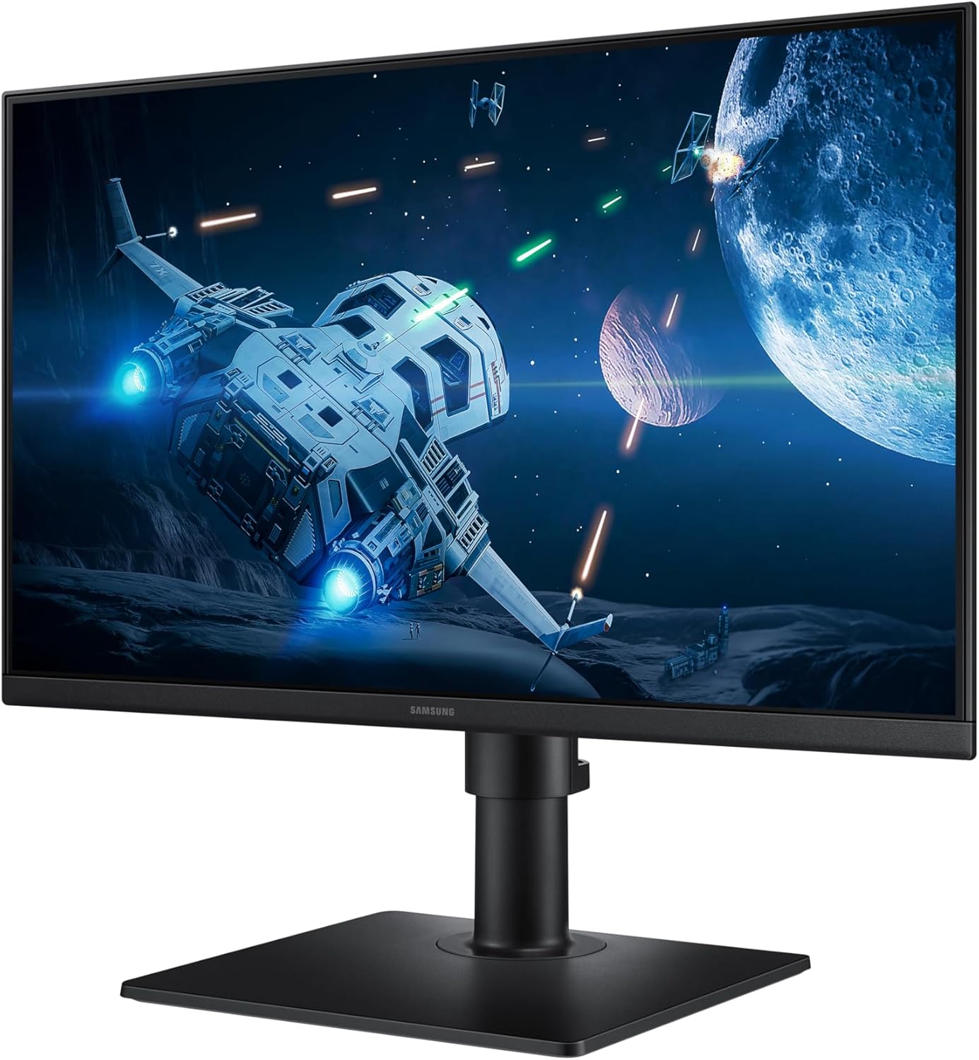 Samsung LS24D400GAUXEN Monitor 24" IPS 1920x1080 100Hz 5ms HDMIx2 DP USB Pivot visina, Crna