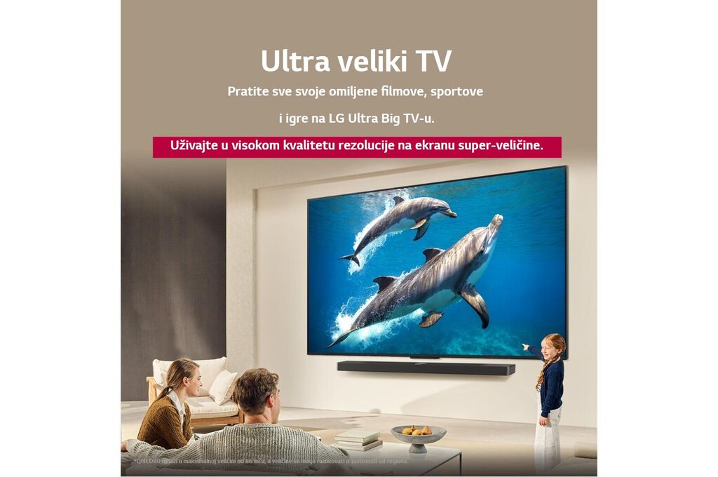 LG 50QNED70A6A Televizor 50" QNED 4K UHD Smart TV, Crni