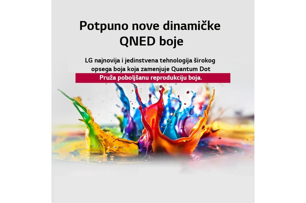 LG 50QNED70A6A Televizor 50" QNED 4K UHD Smart TV, Crni