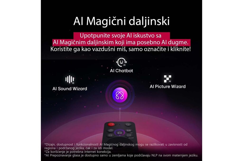 LG 50QNED70A6A Televizor 50" QNED 4K UHD Smart TV, Crni