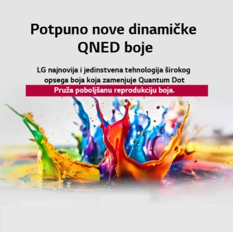LG 55QNED70A6A Televizor 55" QNED 4K UHD webOS 25, Crni