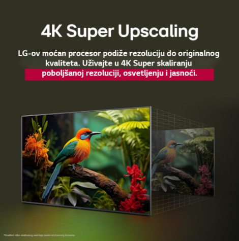 LG 55QNED70A6A Televizor 55" QNED 4K UHD webOS 25, Crni