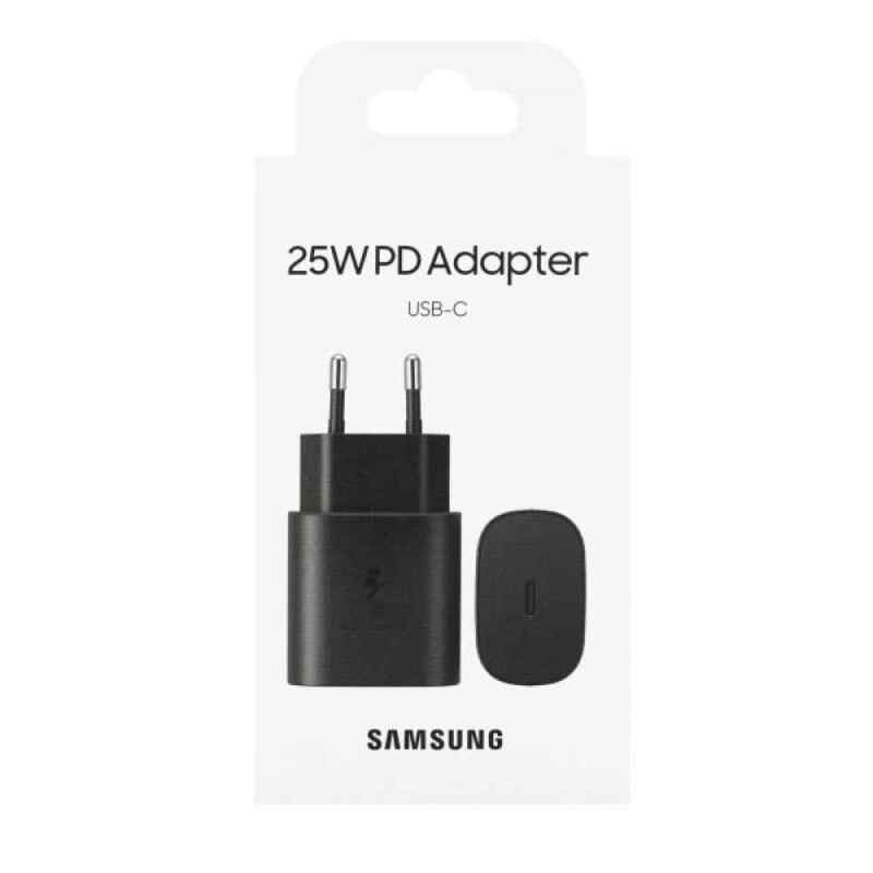 Samsung BULK EP-TA800 Brzi kućni punjač 25W Type C Bez kabla, Crni