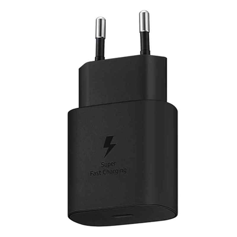 Samsung BULK EP-TA800 Brzi kućni punjač 25W Type C Bez kabla, Crni