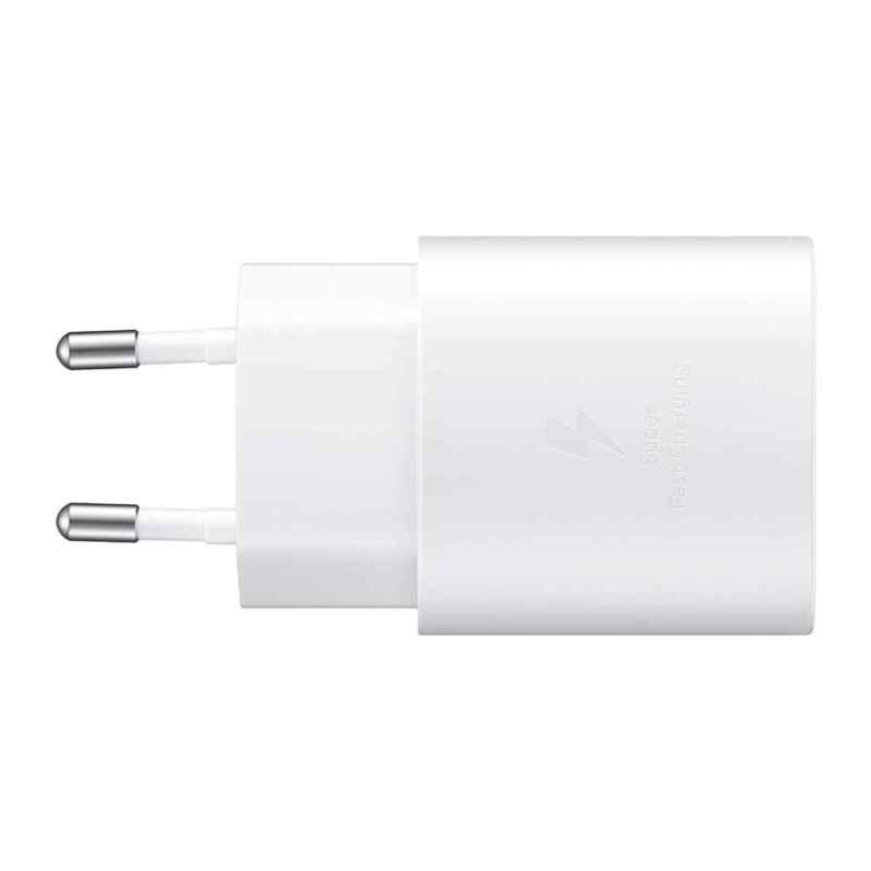 Samsung BULK EP-TA800 Brzi kućni punjač 25W Type C Bez kabla, Beli