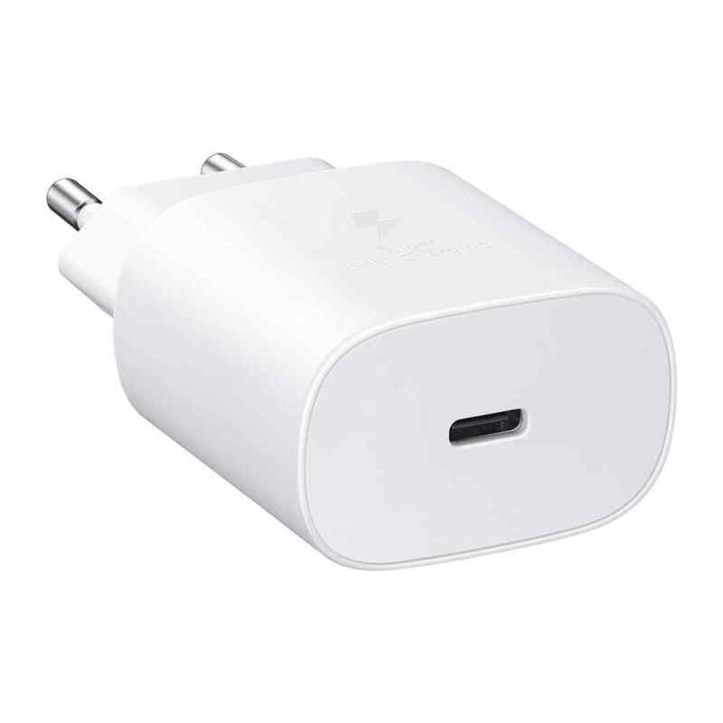 Samsung BULK EP-TA800 Brzi kućni punjač 25W Type C Bez kabla, Beli