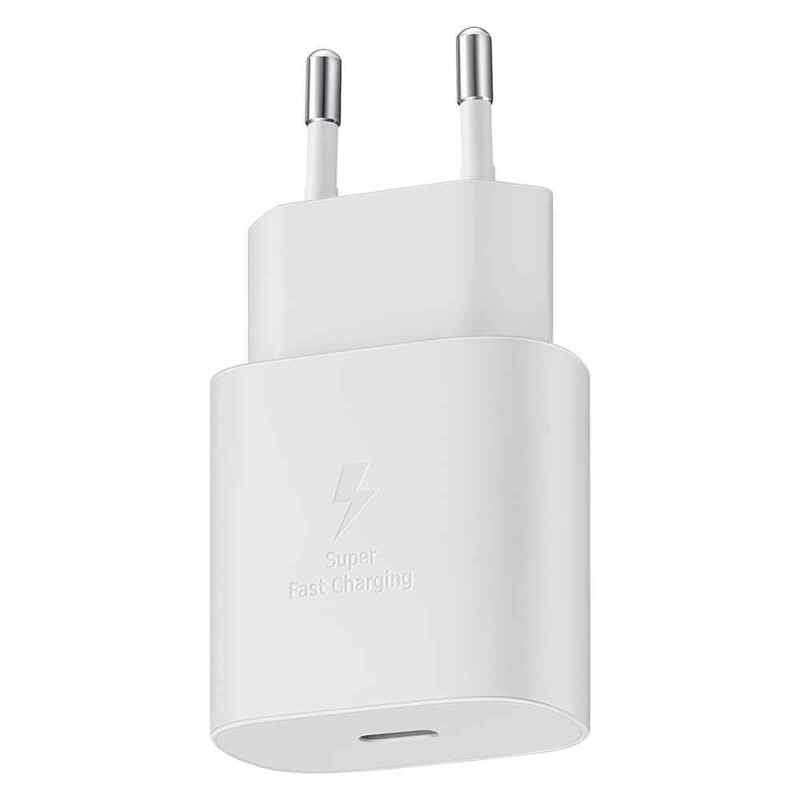 Samsung BULK EP-TA800 Brzi kućni punjač 25W Type C Bez kabla, Beli
