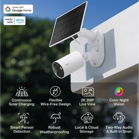 TP-Link Tapo C410 KIT spoljna Wi-Fi kamera na solarni napaјanje