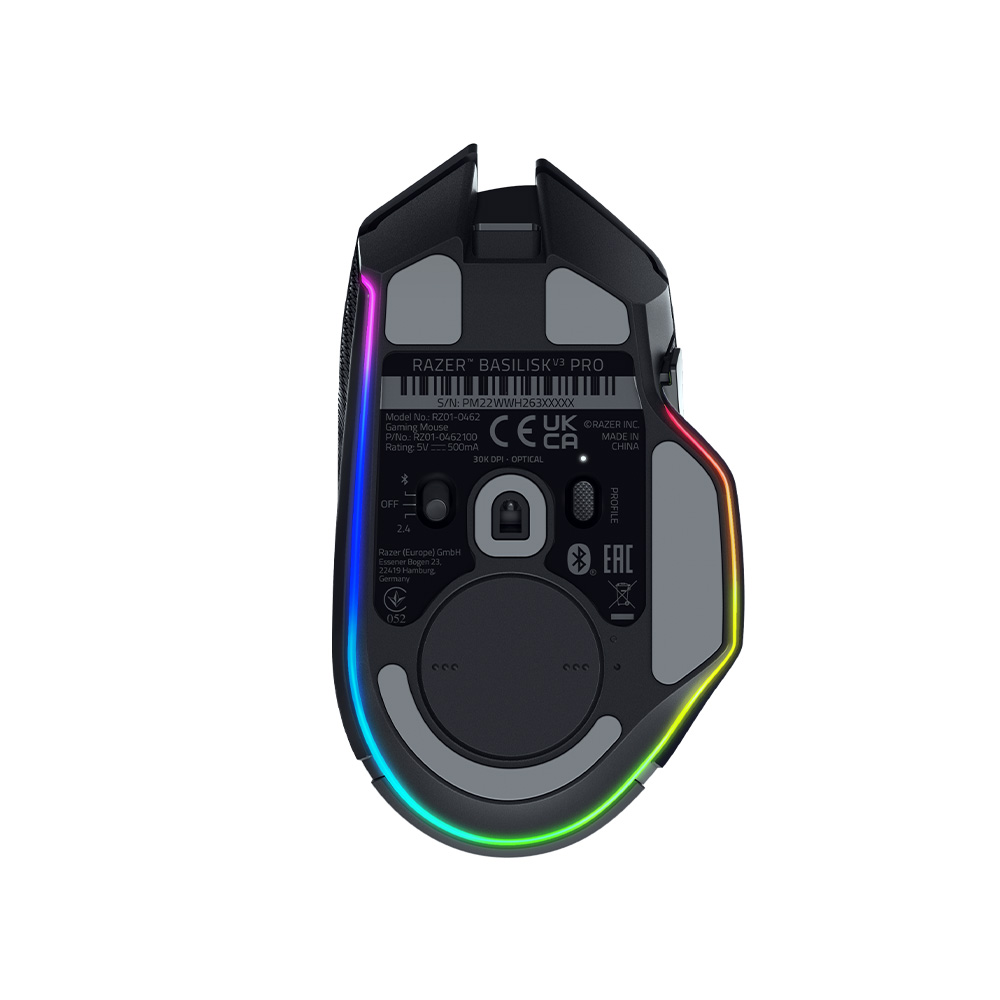 Razer Basilisk V3 Pro Gaming miš Ergonomic Wireless, Crni