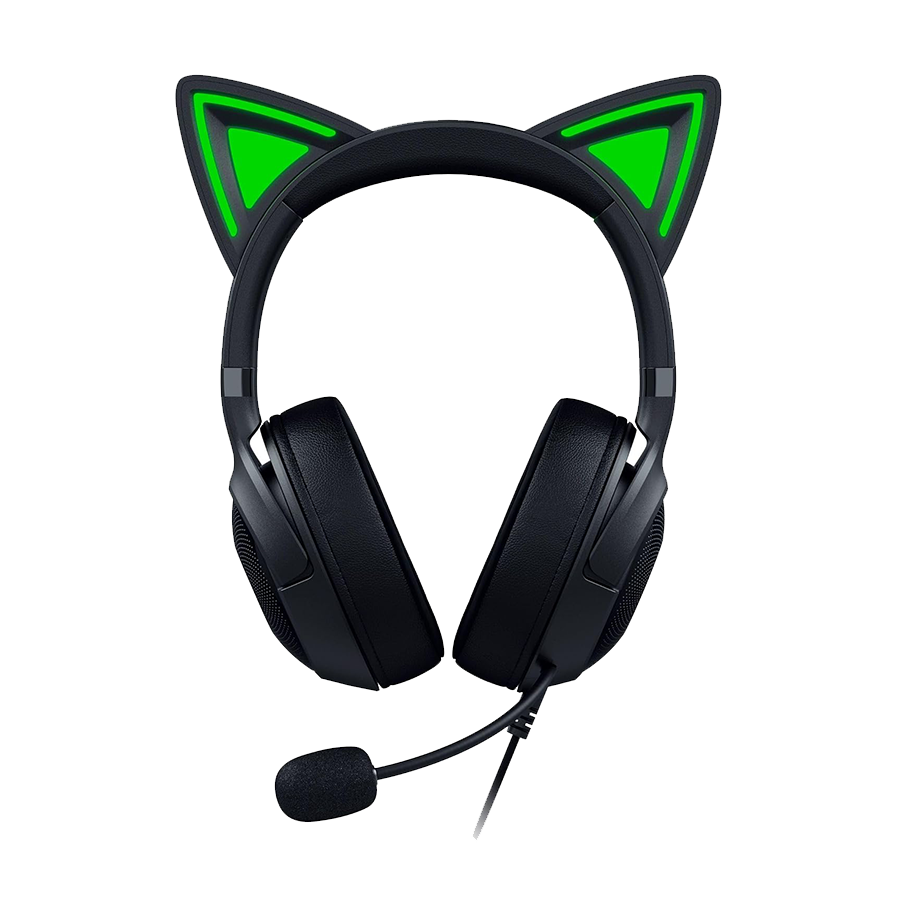 Razer RZ04-04730100-R3M1 Kraken Kitty V2 Slušalice USB slušalice sa RGB Kitty Ears FRML pakovanje, Crne