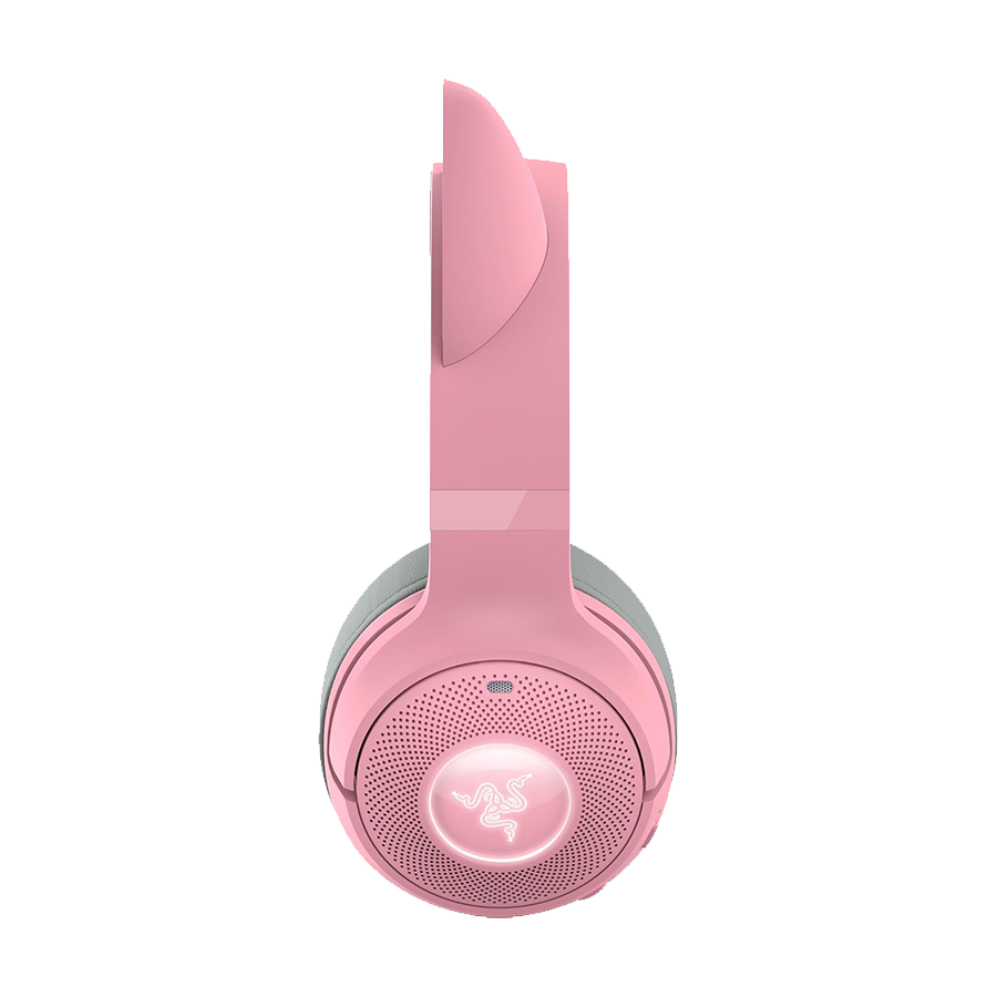 Razer RZ04-04860100-R3M1 Kraken Kitty V2 BT Bežične Bluetooth RGB slušalice Quartz Edition Kitty Ears FRML pakovanje