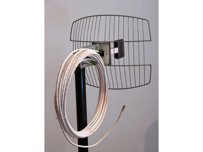 Gembird WGR24-15DB Wireless Antena sa koaksijalnim kablom 2.4GHz 16dbi 15m, Crna