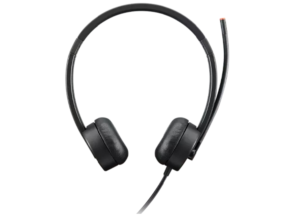 Lenovo Essential Stereo Slušalice sa mikrofonom, Crne