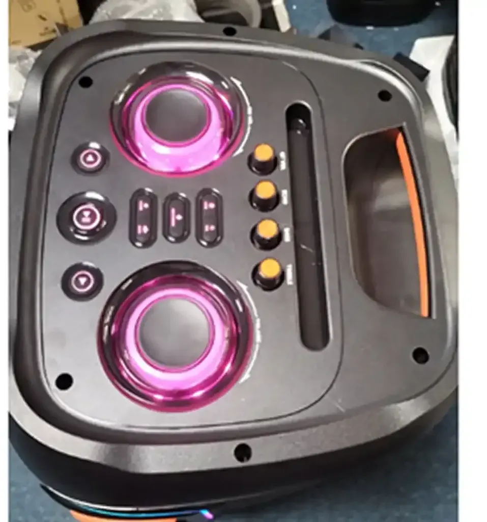 INTEX DR-S8 Bluetooth zvučnik Boombox 80 W 2 x Mic, Crni