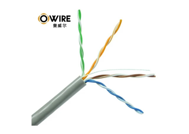 OWIRE LAN UTP kabl OWIRE Cat5E Solid/CCA/0,5mm/Sivi/305m, Sivi