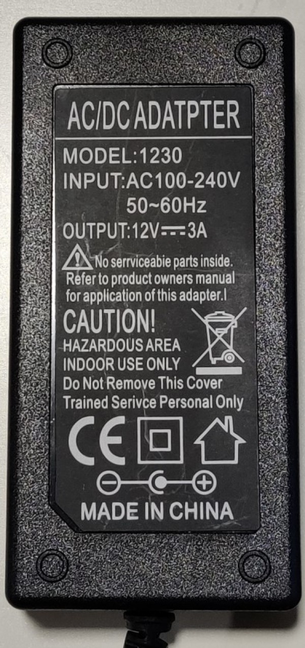 Gembird NPA-AC48 Adapter 12v/3A 36W