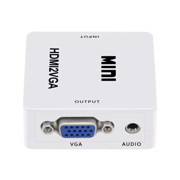 Gembird Video konverter A-HDMI u VGA Mini, Beli