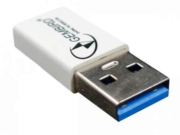 Gembird CCP-USB3-AMCM-0M** Adapter USB 3.1 AM to Type-C, Beli