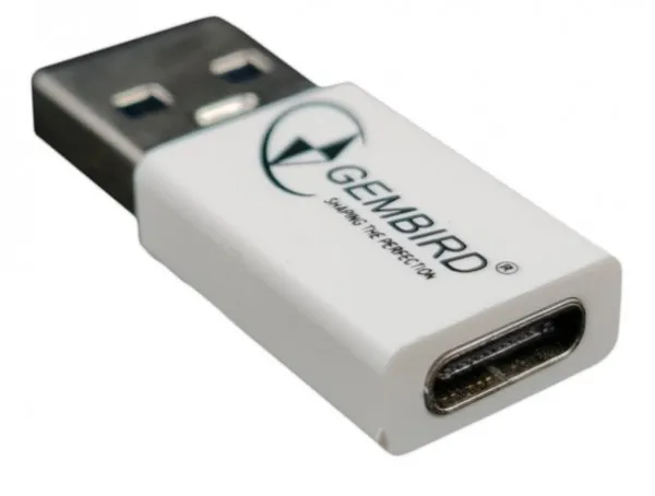 Gembird CCP-USB3-AMCM-0M** Adapter USB 3.1 AM to Type-C, Beli