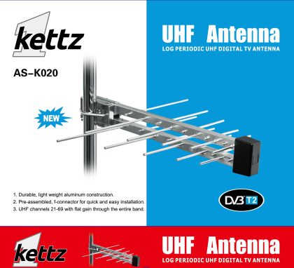 Spoljna antena Kettz AS-K020 TV/FM/T2