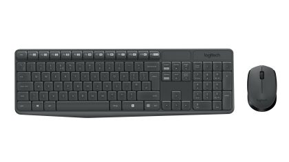 Logitech MK235 Wireless Desktop USB Gray US