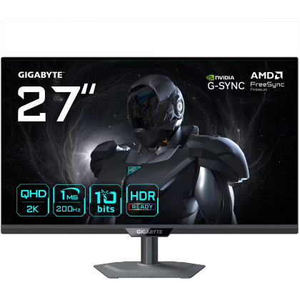 Monitor 27 Gigabyte G27Q2 EK 2560x1440/QHD IPS/200Hz/0.5ms/2xHDMI/1xDP/USB/USB-C/HDR10/Pivot/G-Sync