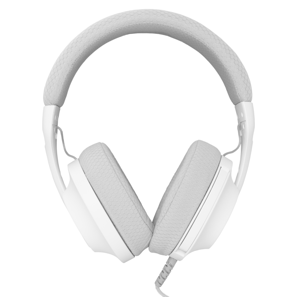 Slušalice sa mikrofonom White Shark PARROT 40mm/Multiplatform/Belo siva