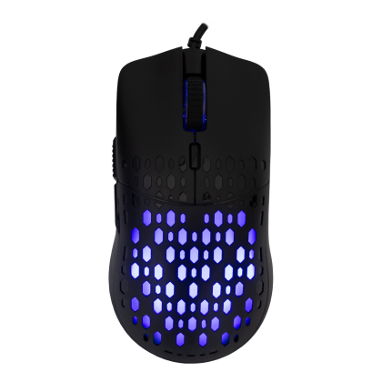 Miš Baracuda OCTOPUS 3600DPI/6D/Optički/RGB/Crna