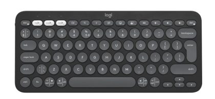 Bežična tastatura Logitech K380s Bluetooth Pebble Keys 2 US Tonal Graphite