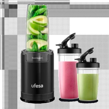Blender Ufesa Nutriboom BS2500/crni/3 posude/snaga 900W