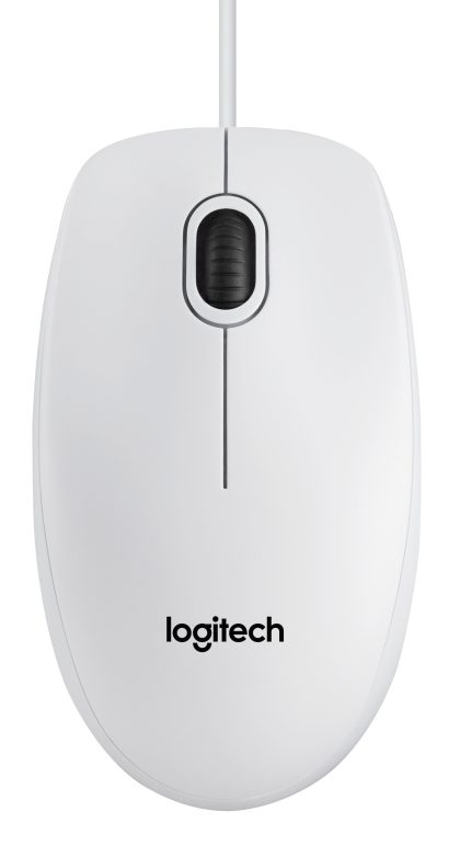 Miš Logitech B100 USB 800dpi, beli - optički