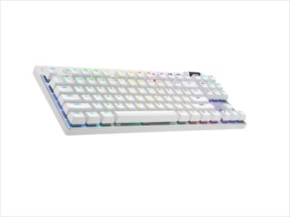 Logitech G PRO X TKL Lightspeed Gaming Keyboard, White, US, BT Tactile