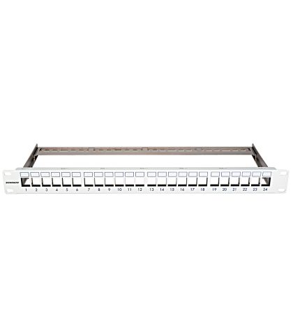 Patch panel Schrack 19/1U za 24 modula prazan HSER0240GS
