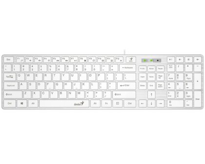 Genius SlimStar 126,US,USB,WHITE
