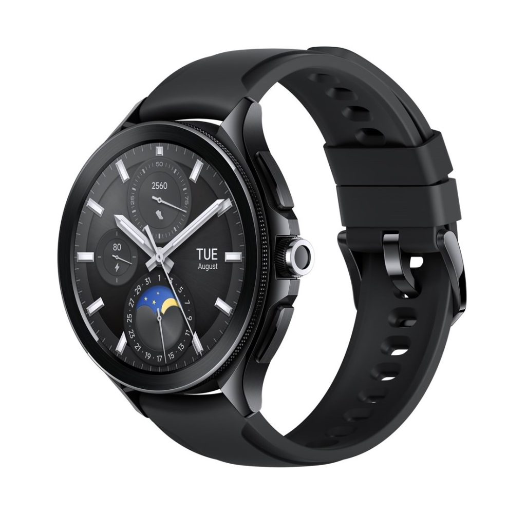 Xiaomi Mi Watch 2 pro-Bluetooth Silver Case with Brown Leather Strap