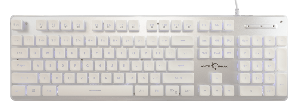 Tastatura White Shark GK 003241 TACHI White membranska US