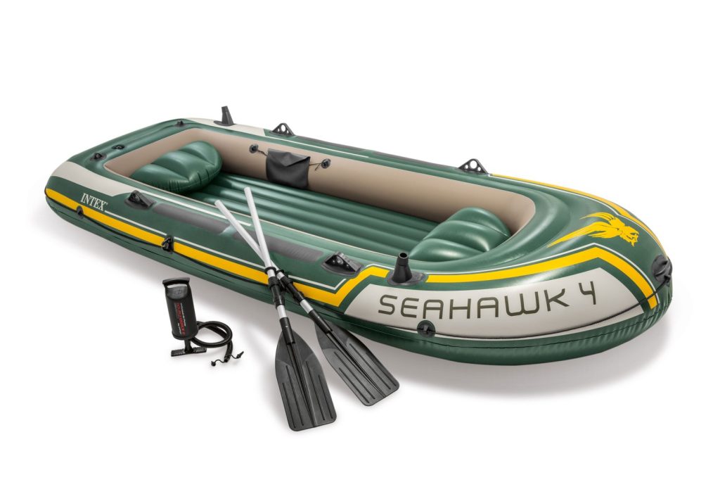 Intex čamac za vodu 351 x 145 x 48cm Seahawk 4 set