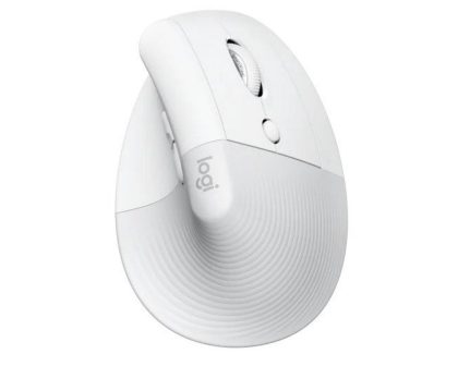 Logitech Lift Vertical Ergonomic Mouse - Off-White