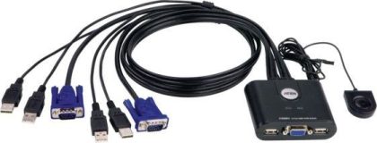 KVM Switch 2p usb Pocket Aten CS22U