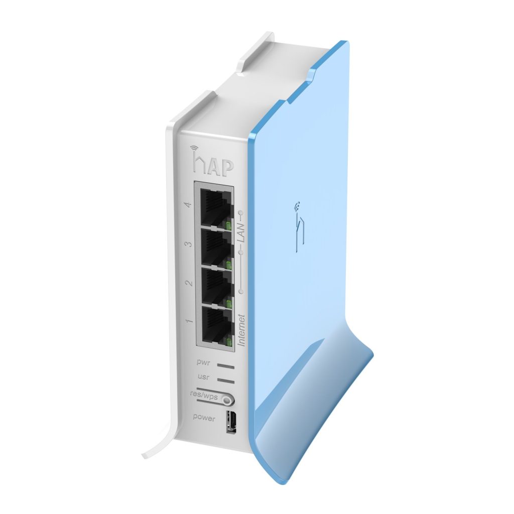 MikroTik RB941-2nD-TC hAP lite WiFi 2.4GHz ruter 300Mb/s 802.11n MIMO sa 4x10/100Mb/s LAN/WAN, VPN r