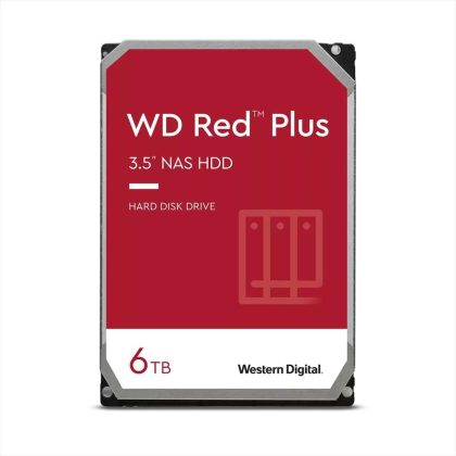 Hard disk 6TB SATA3 Western Digital Caviar 256 MB WD60EFPX Red Plus