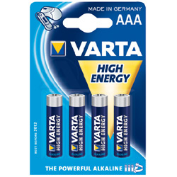Baterija Varta LR3 High Energy AAA, nepunjiva 1/4