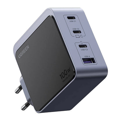 UGREEN X565 Nexode Air mrežni punjač 100W (3x USB-C + 1x USB-A) sivi