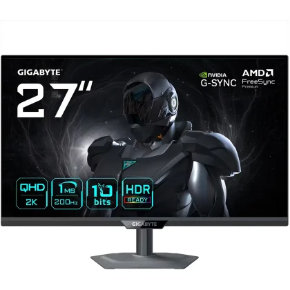 Monitor 27 Gigabyte G27Q2 EK 2560x1440/QHD IPS/200Hz/0.5ms/2xHDMI/1xDP/USB/USB-C/HDR10/Pivot/G-Sync