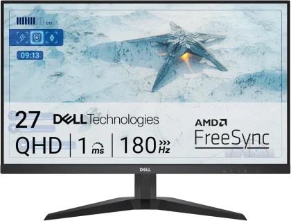 Monitor 27  DELL G2725D 2560x1440/IPS/5ms/180Hz/2xHDMI/DP/HDCP/AMD FreeSync