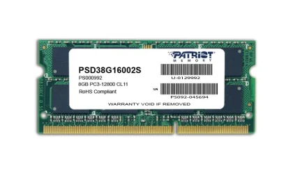 Memorija SODIMM DDR3 8GB 1600MHZ Patriot Signature PSD38G16002S